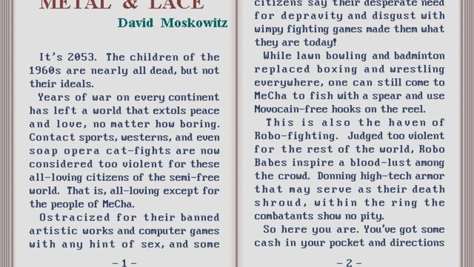 Metal & Lace: The Battle of the Robo Babes screenshot