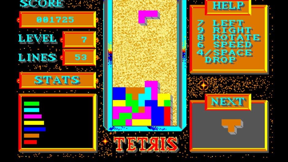 Tetris screenshot