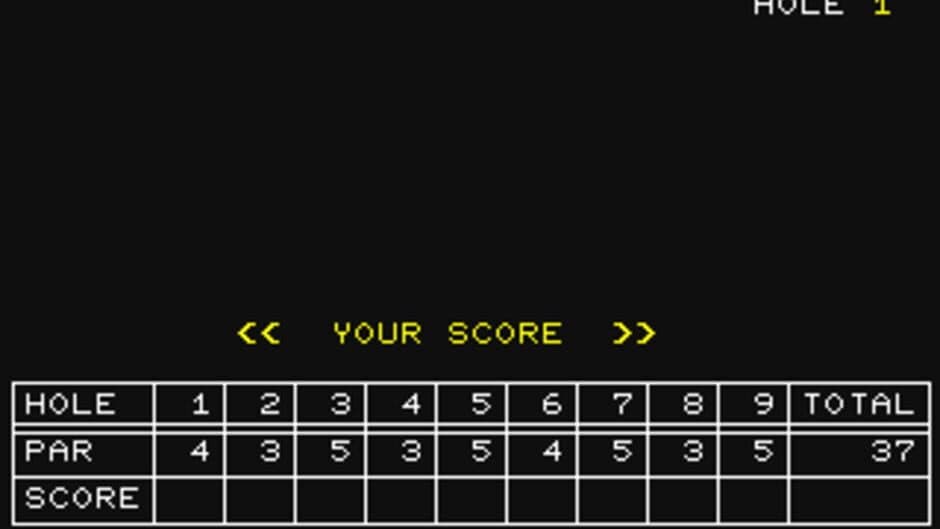 Computer the Golf screenshot