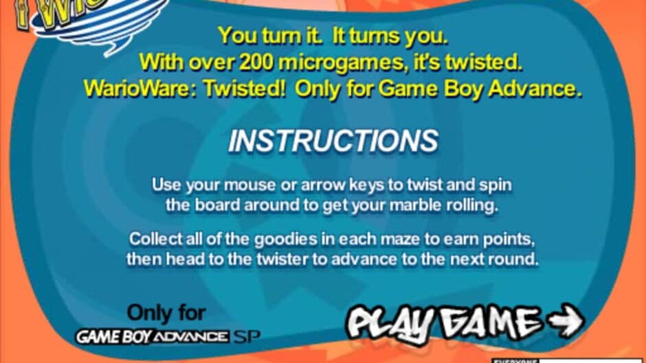 WarioWare: Twisted! - Marble Maze Game screenshot