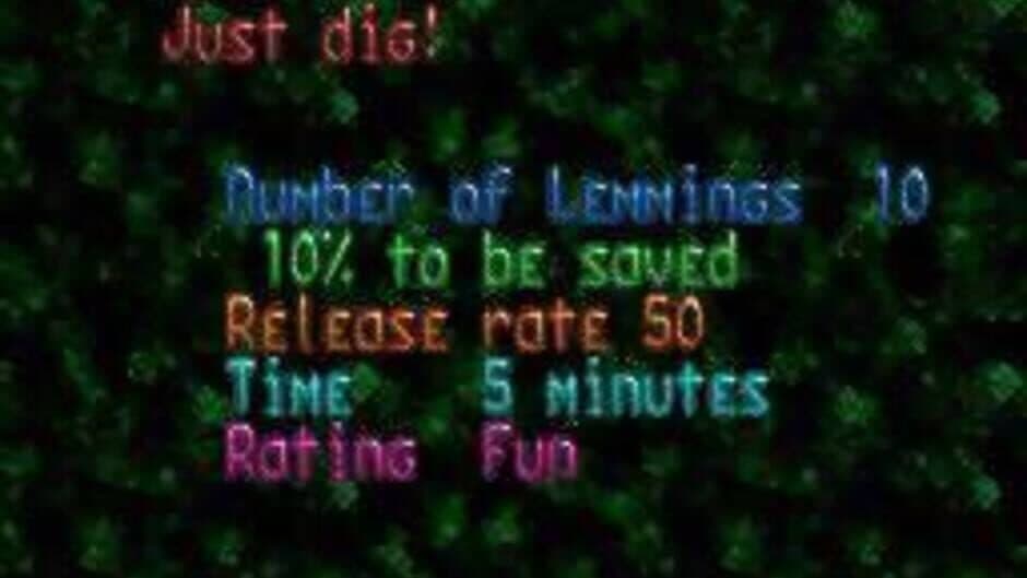 Lemmings screenshot