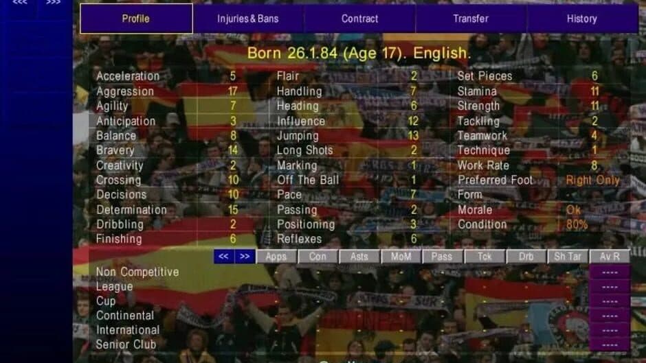 Championship Manager: Season 01/02 screenshot