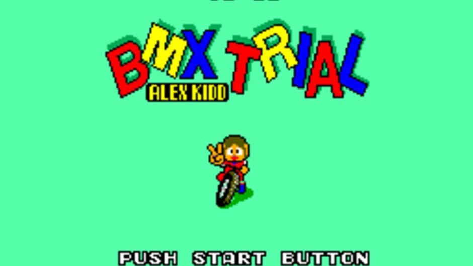 Alex Kidd: BMX Trial screenshot