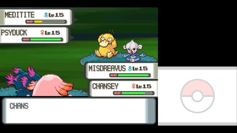 Pokémon Pearl Version screenshot