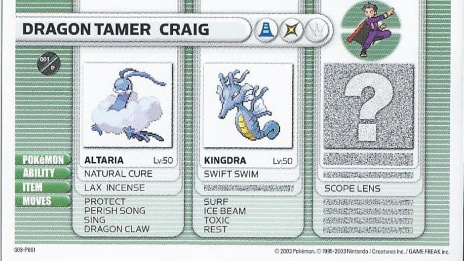 Pokémon Battle e Card: Freezing Ray screenshot