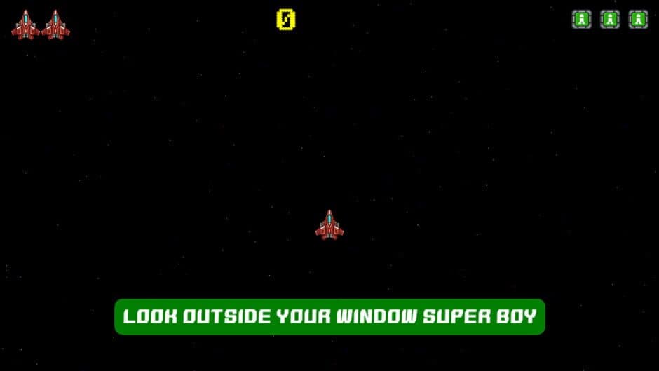 Super Arcade Boy in Goodbye Greenies screenshot