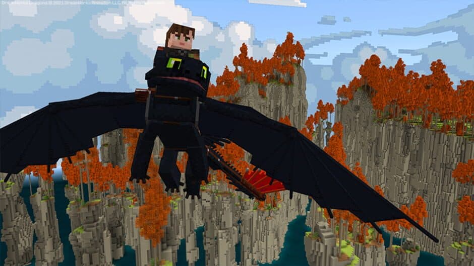 Minecraft: How To Train Your Dragon screenshot