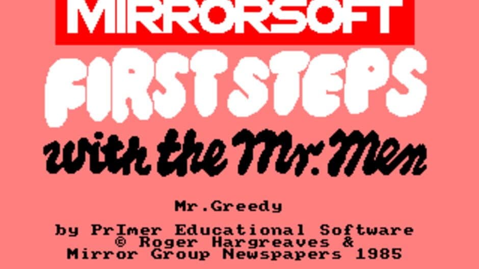 First Steps with the Mr. Men screenshot