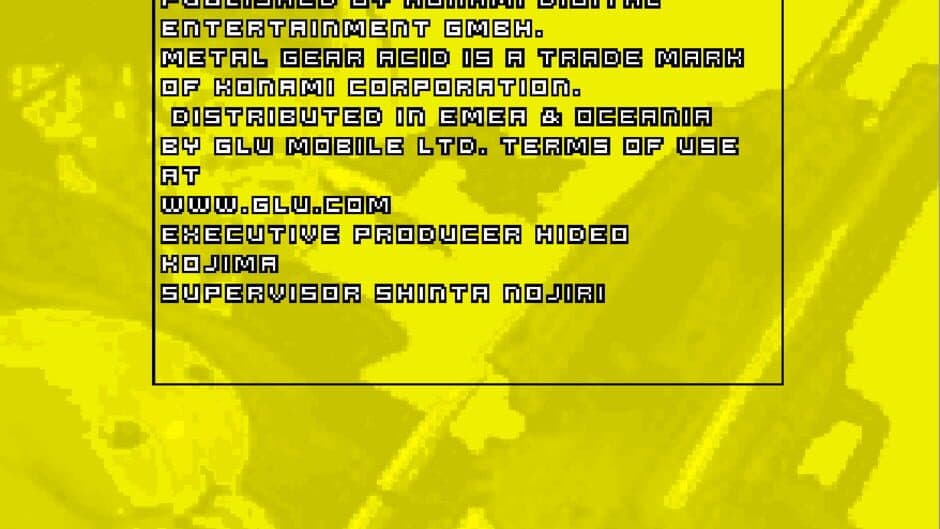 Metal Gear Acid 2 Mobile screenshot