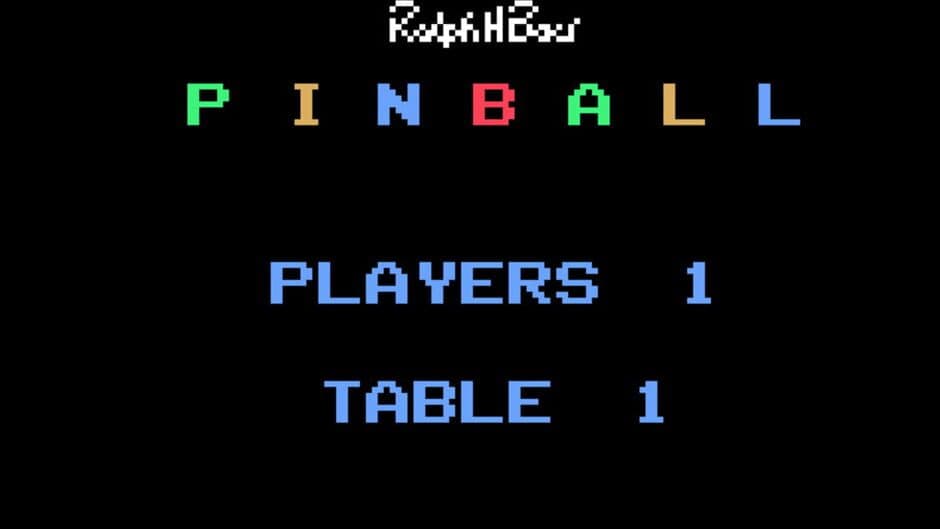 Ralph Baer's Pinball! screenshot