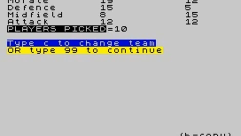 Football Manager screenshot
