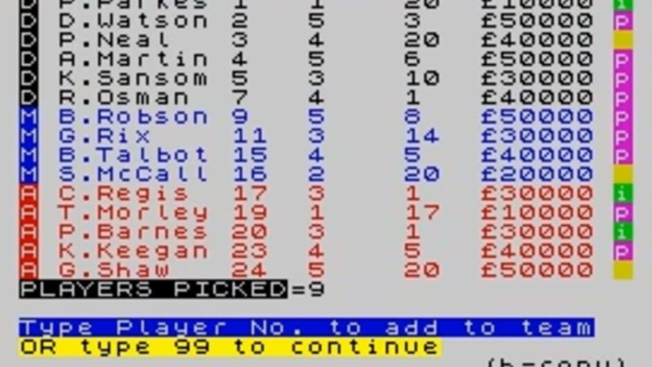 Football Manager screenshot