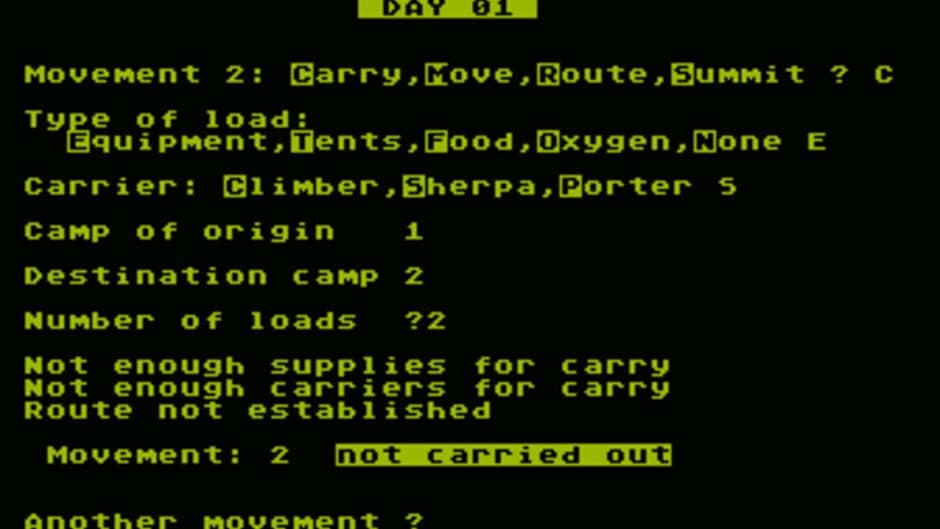 Conquering Everest screenshot