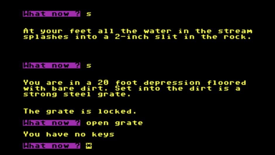 Colossal Cave Adventure screenshot