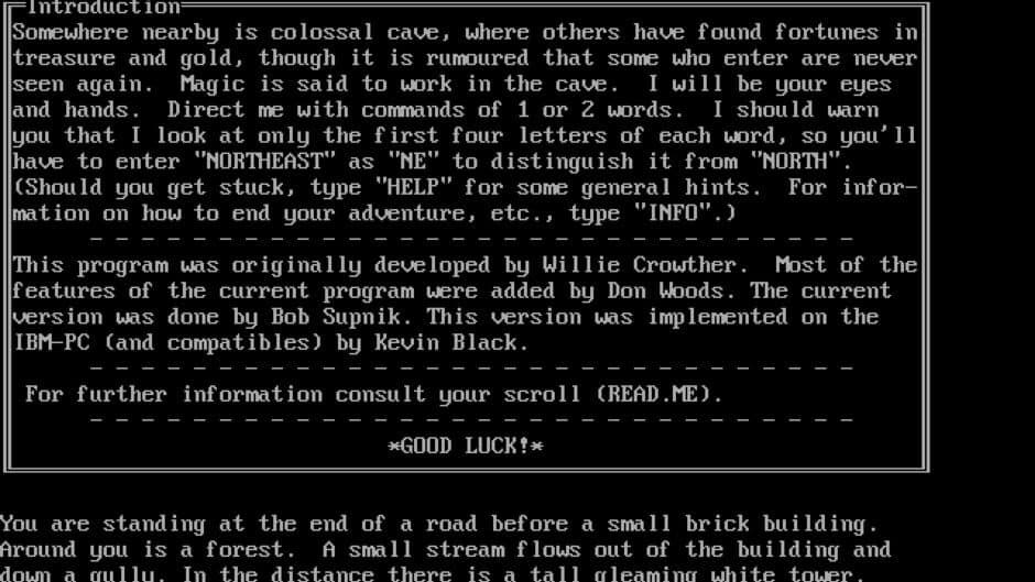 Colossal Cave Adventure screenshot