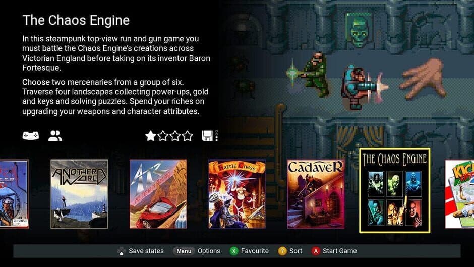 The A500 Mini screenshot