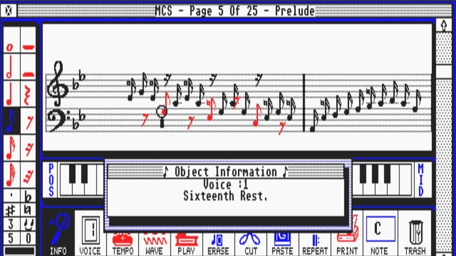 Music Construction Set screenshot