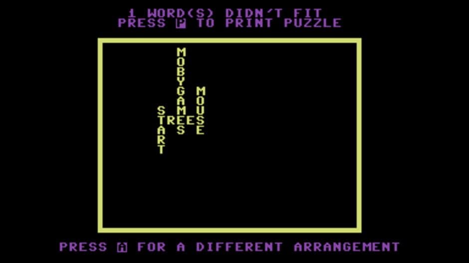 Crossword Puzzle screenshot