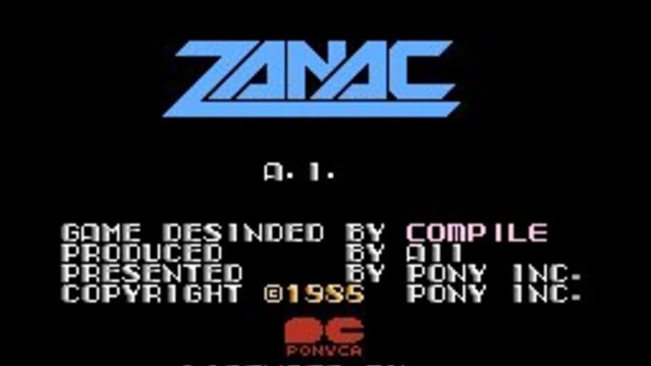 Zanac screenshot