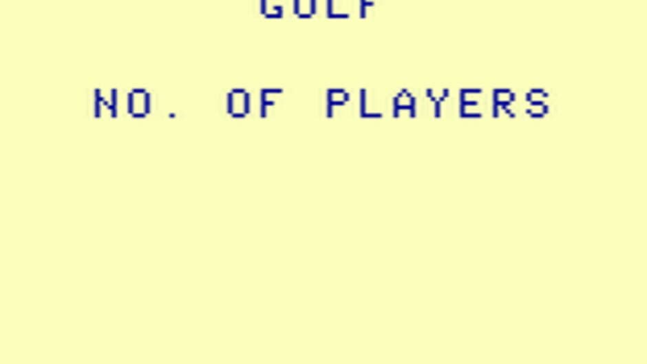 Golf screenshot