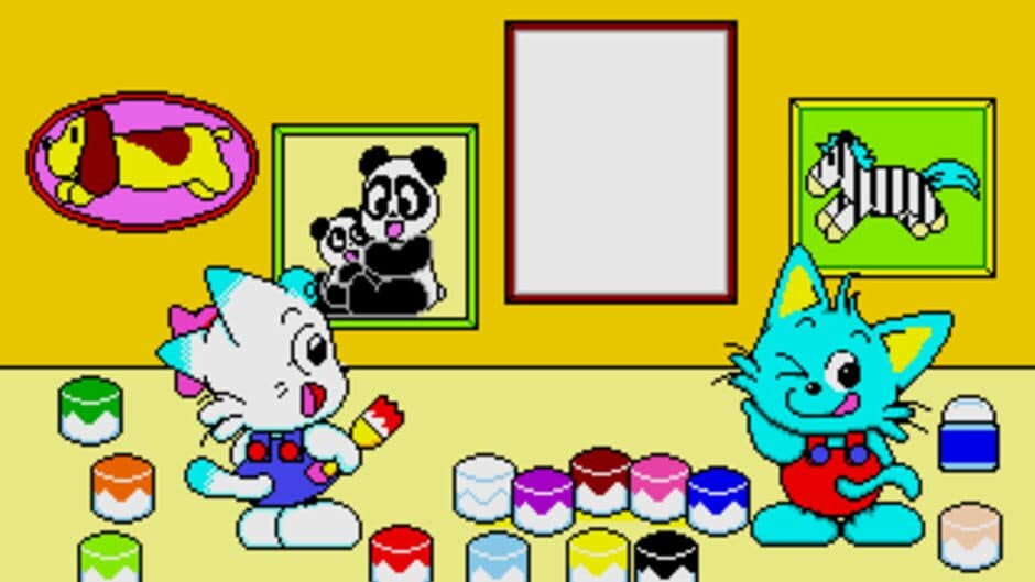 Miimi to Taata no Waiwai Oekaki Doubutsuen screenshot