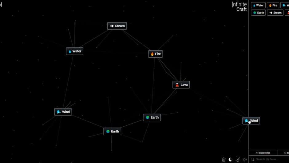 Infinite Craft screenshot