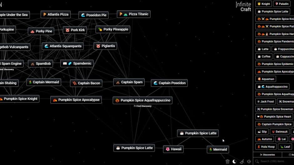 Infinite Craft screenshot