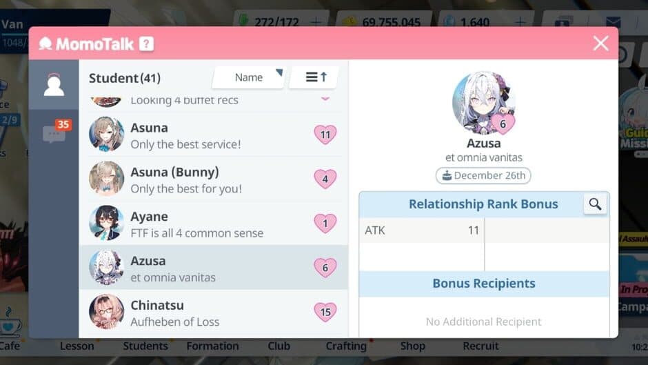 Blue Archive screenshot