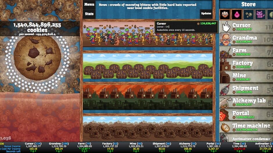 Cookie Clicker screenshot