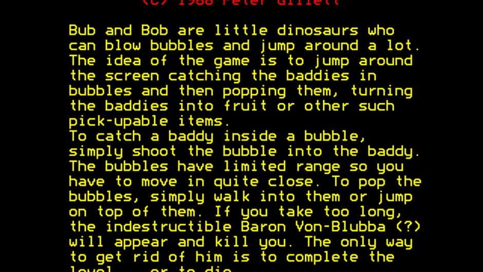 Bubble Bobble screenshot