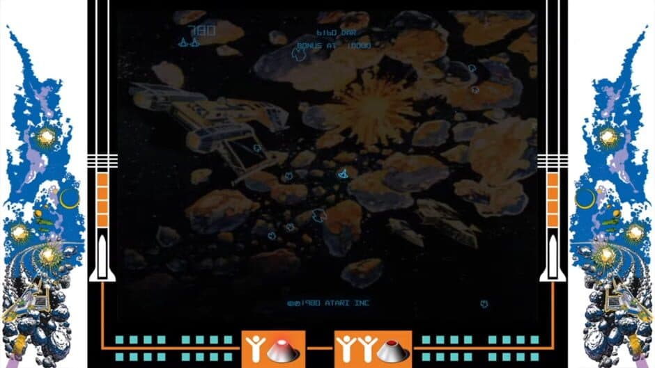 Asteroids Deluxe screenshot