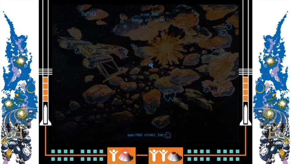 Asteroids Deluxe screenshot