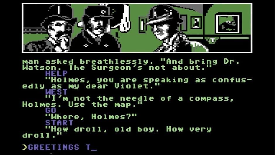 Sherlock Holmes in "Another Bow" screenshot