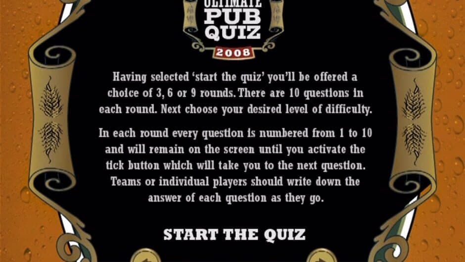 All New Ultimate Pub Quiz 2008 screenshot