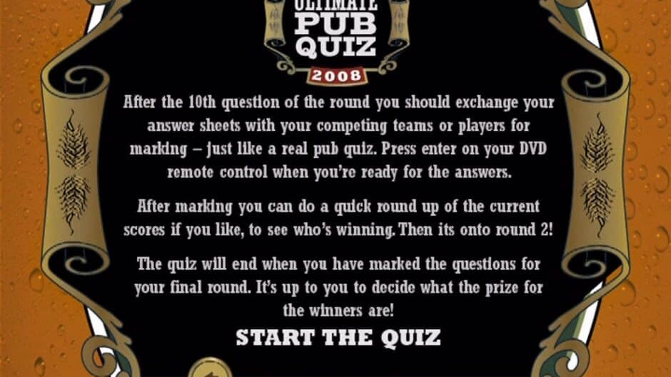 All New Ultimate Pub Quiz 2008 screenshot