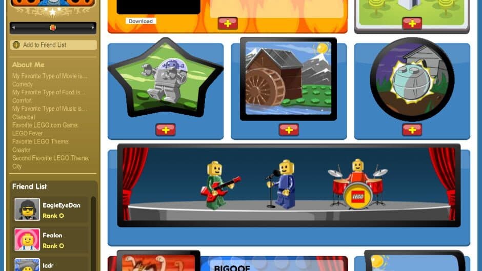 My Lego Network screenshot