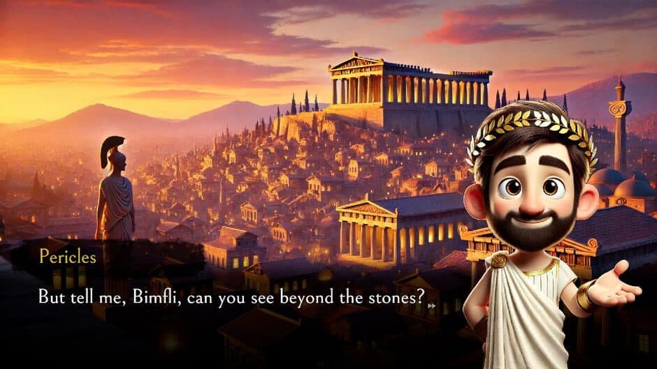 Bimfli and His Travels In Time: Greece screenshot