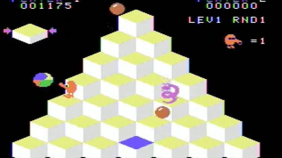 Q*bert screenshot