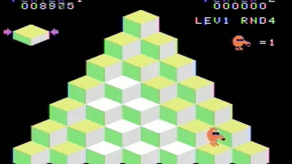 Q*bert screenshot