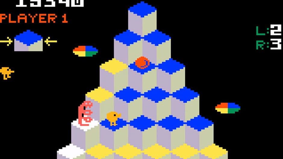 Q*bert screenshot