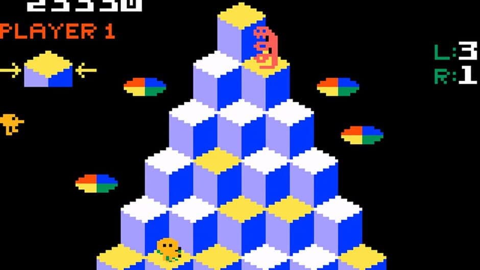 Q*bert screenshot