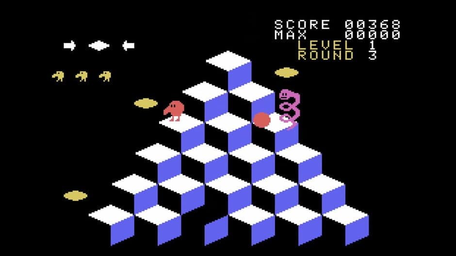 Q*bert screenshot