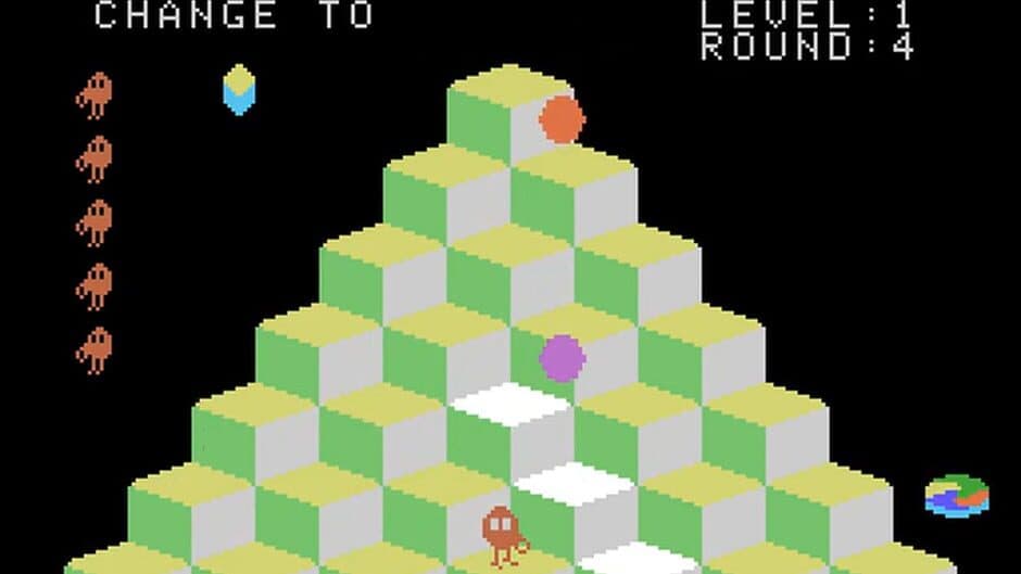 Q*bert screenshot