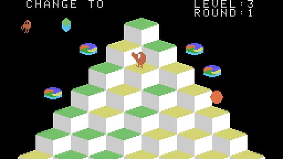 Q*bert screenshot