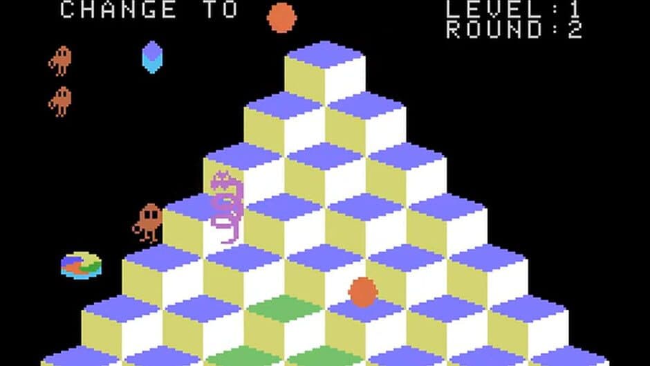 Q*bert screenshot