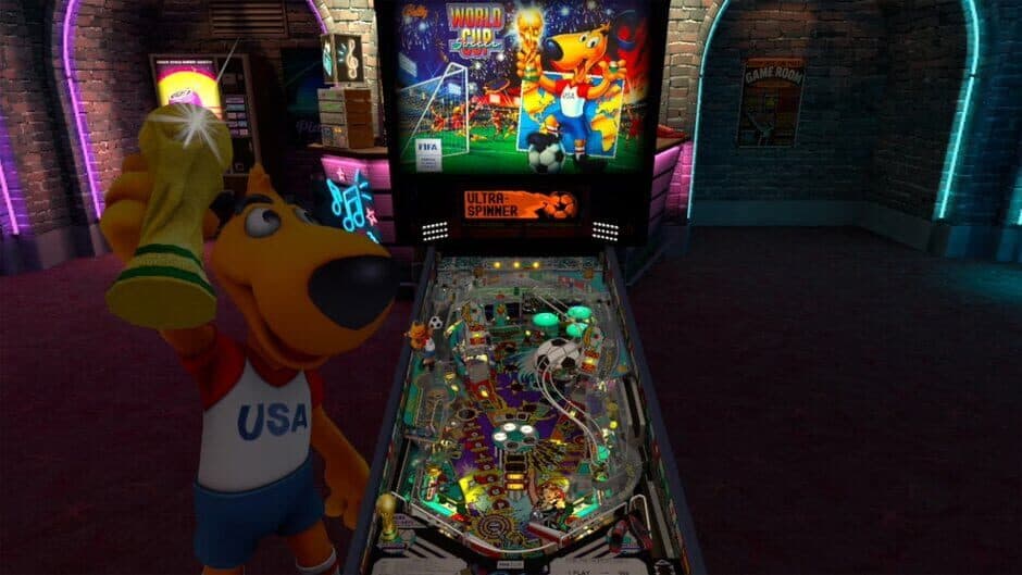 Pinball FX VR: Williams Pinball - World Cup Soccer screenshot
