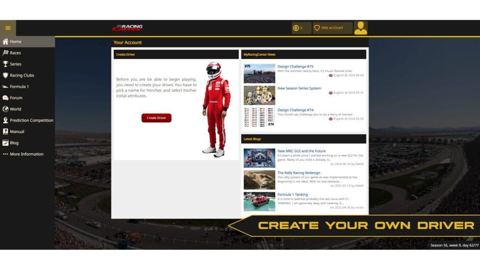 My Racing Career screenshot