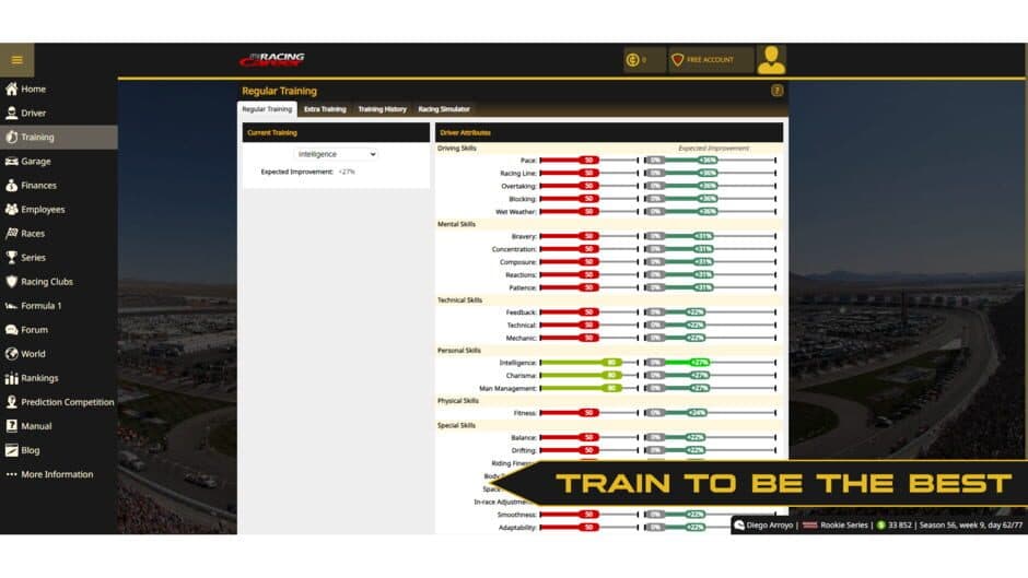 My Racing Career screenshot