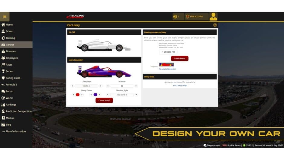 My Racing Career screenshot