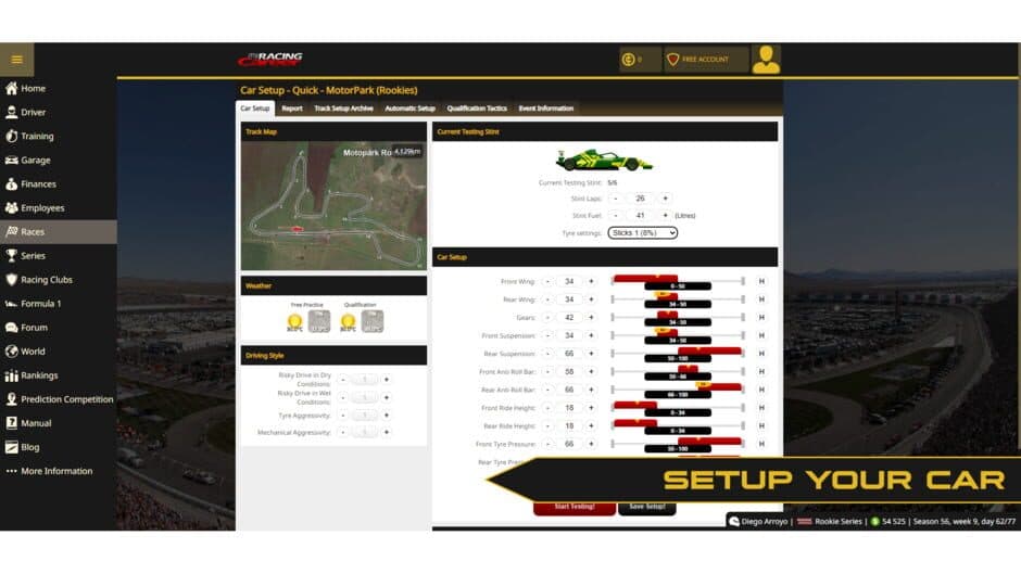 My Racing Career screenshot